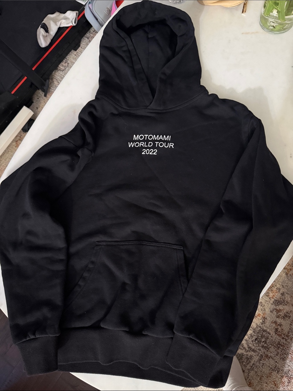 Black 'Motomami World Tour 2022' Hoodie